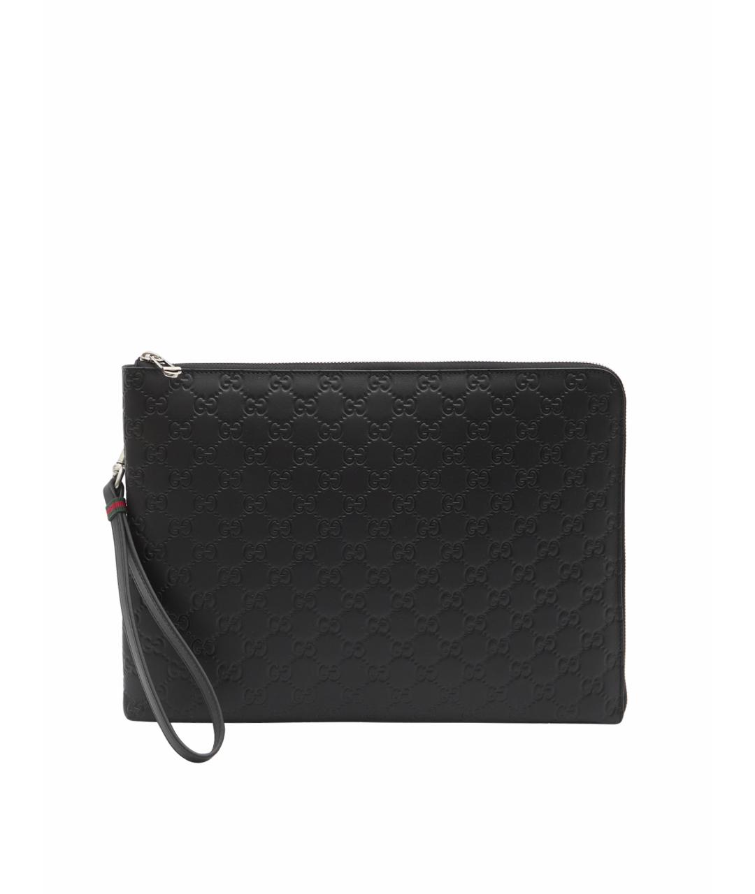 GUCCI Черная кожаная папка для документов, фото 1