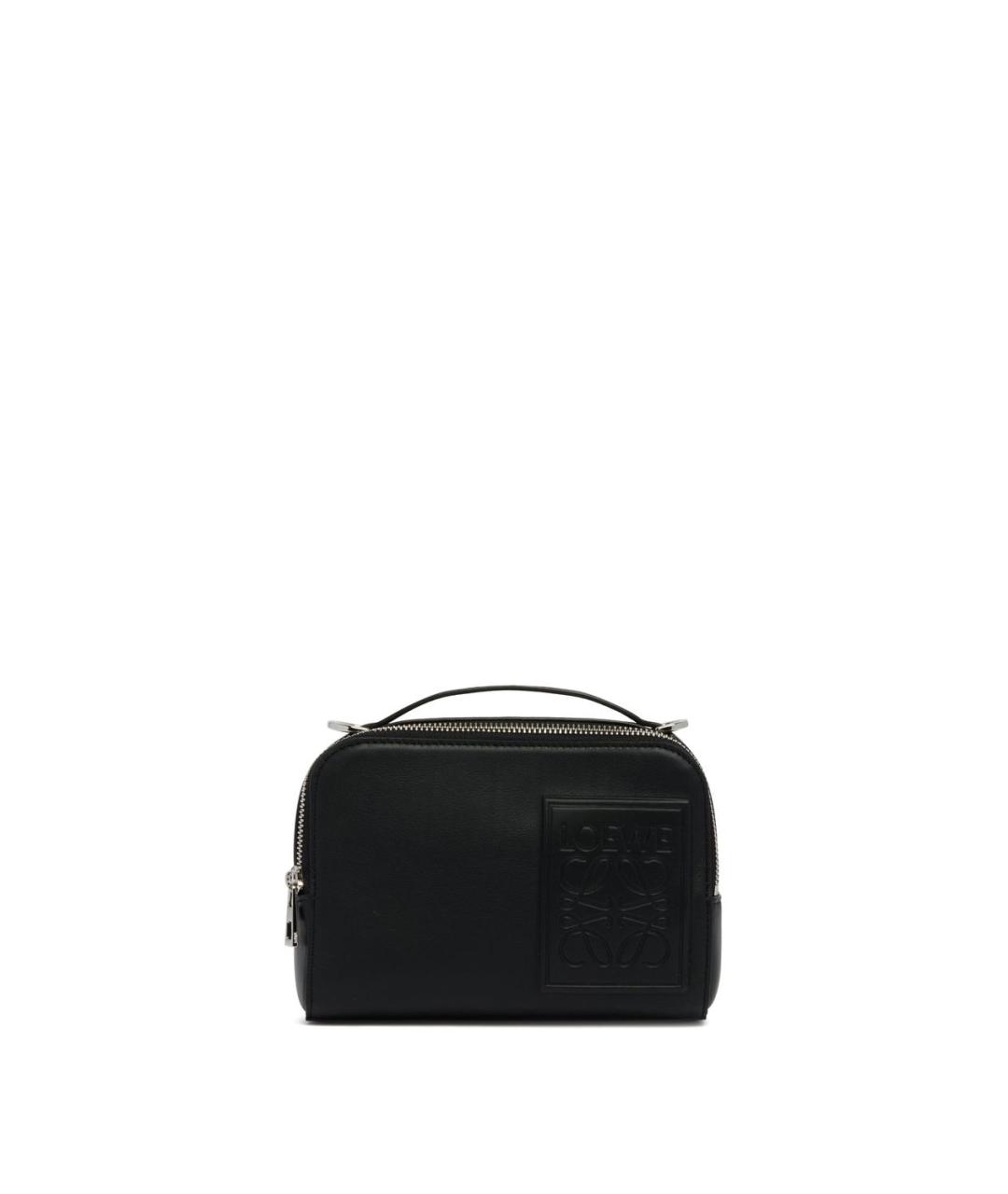 LOEWE Черная кожаная сумка на плечо, фото 1