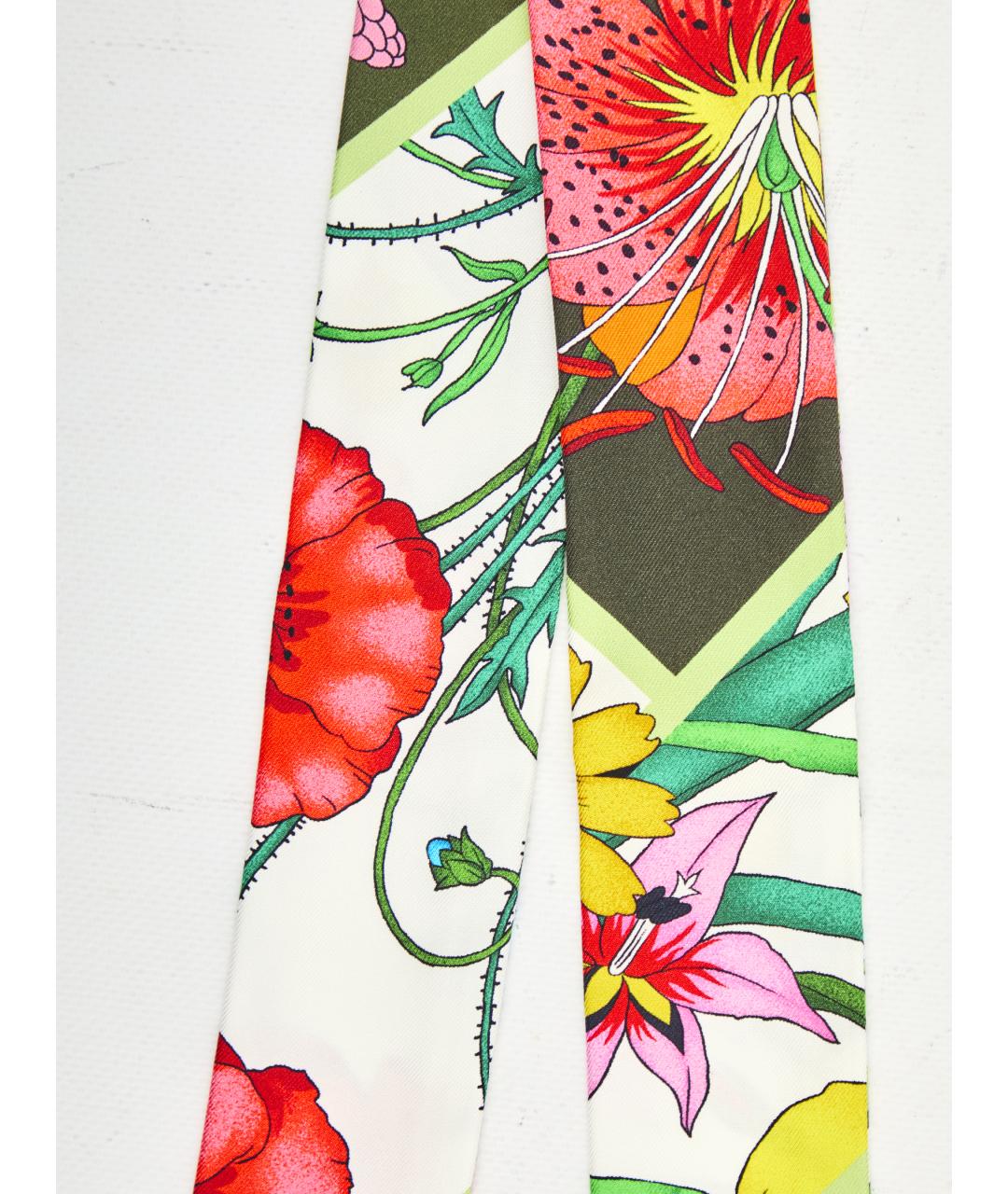 GUCCI Мульти шелковый шарф, фото 2