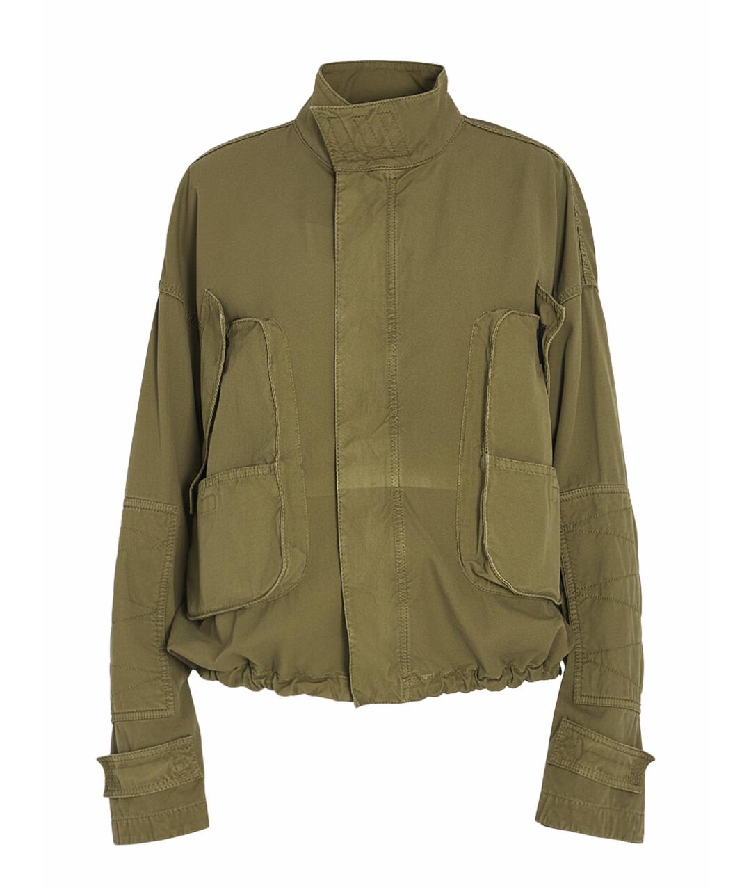 THE ATTICO Зеленая хлопковая куртка, фото 1