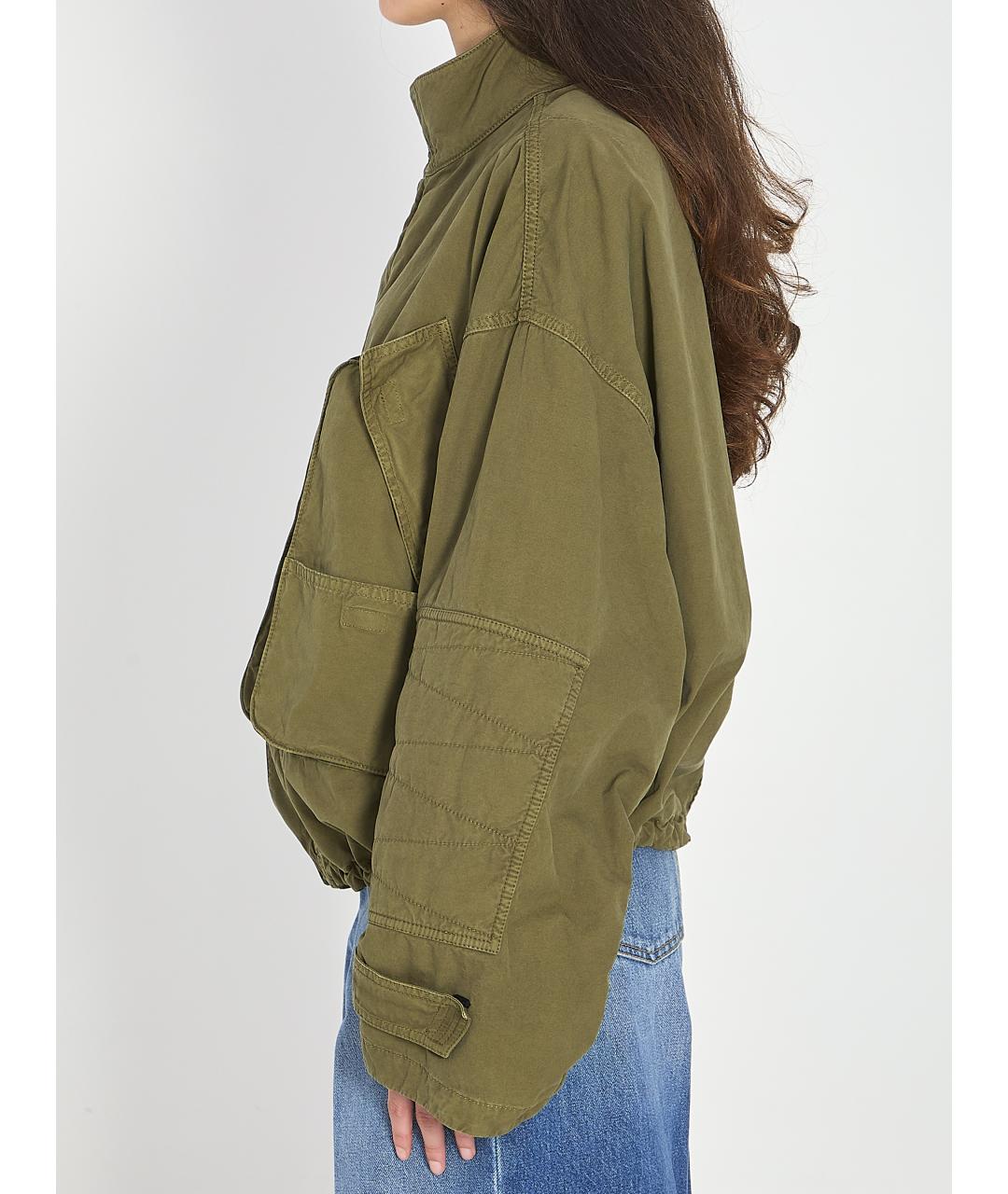 THE ATTICO Зеленая хлопковая куртка, фото 3