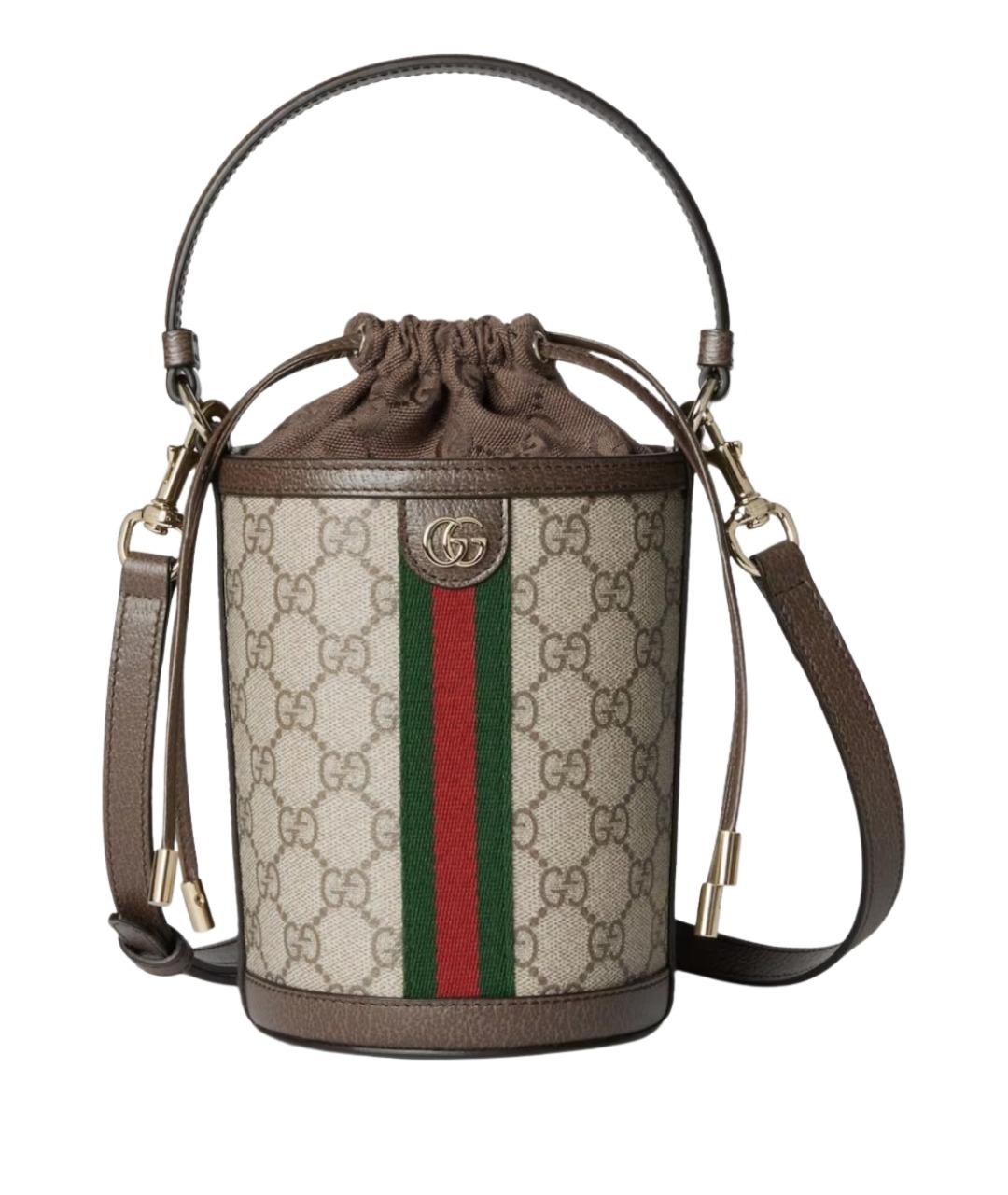 GUCCI Бежевая сумка с короткими ручками, фото 1