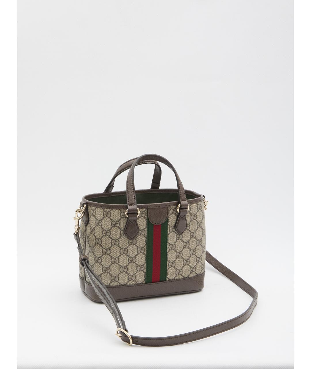 GUCCI Бежевая сумка тоут, фото 5