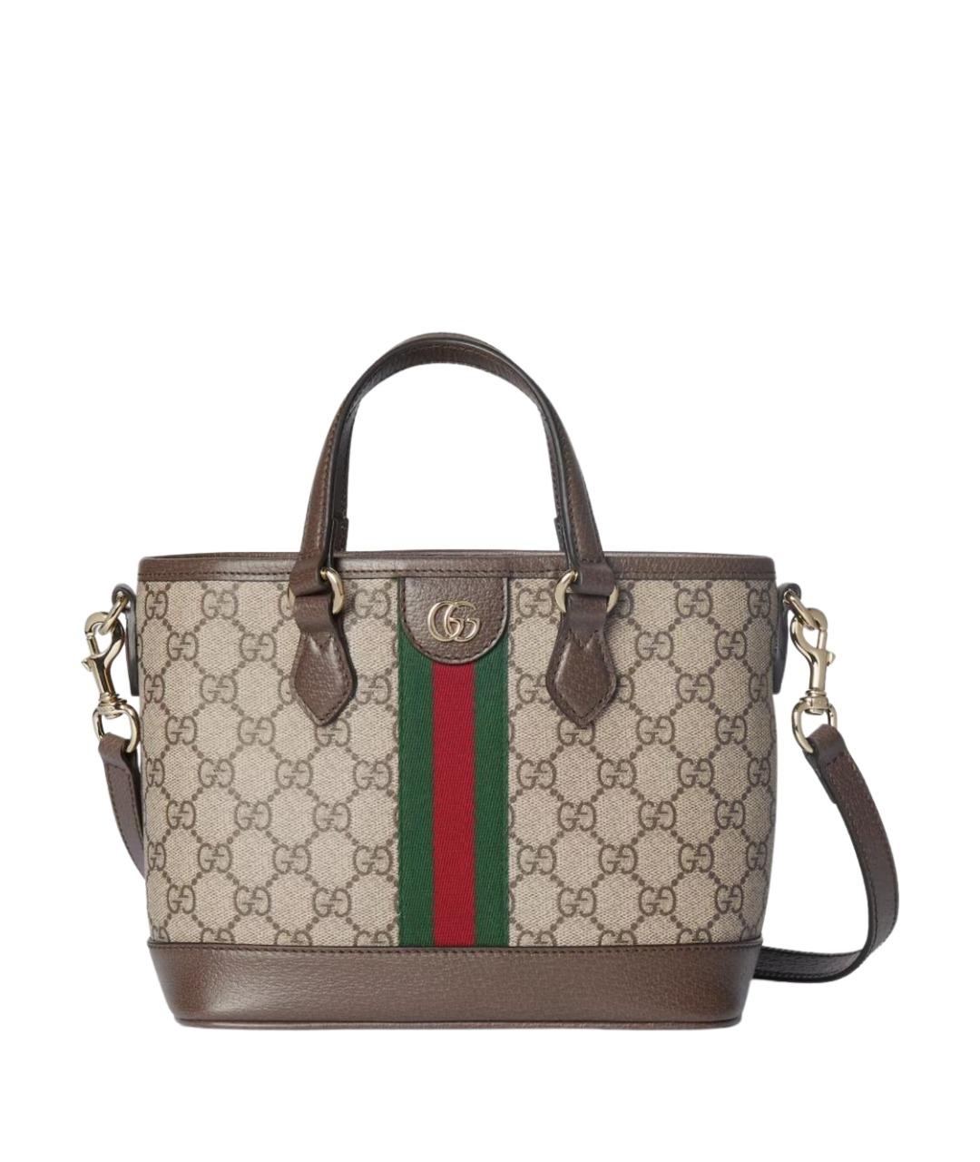 GUCCI Бежевая сумка тоут, фото 1