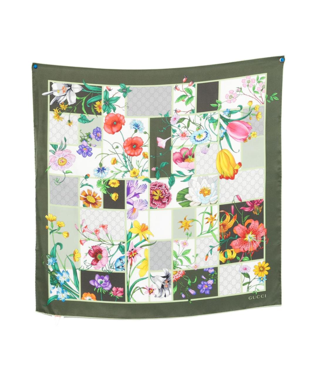 GUCCI Мульти шелковый платок, фото 2