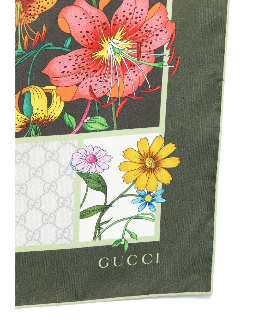 GUCCI Мульти шелковый платок, фото 5