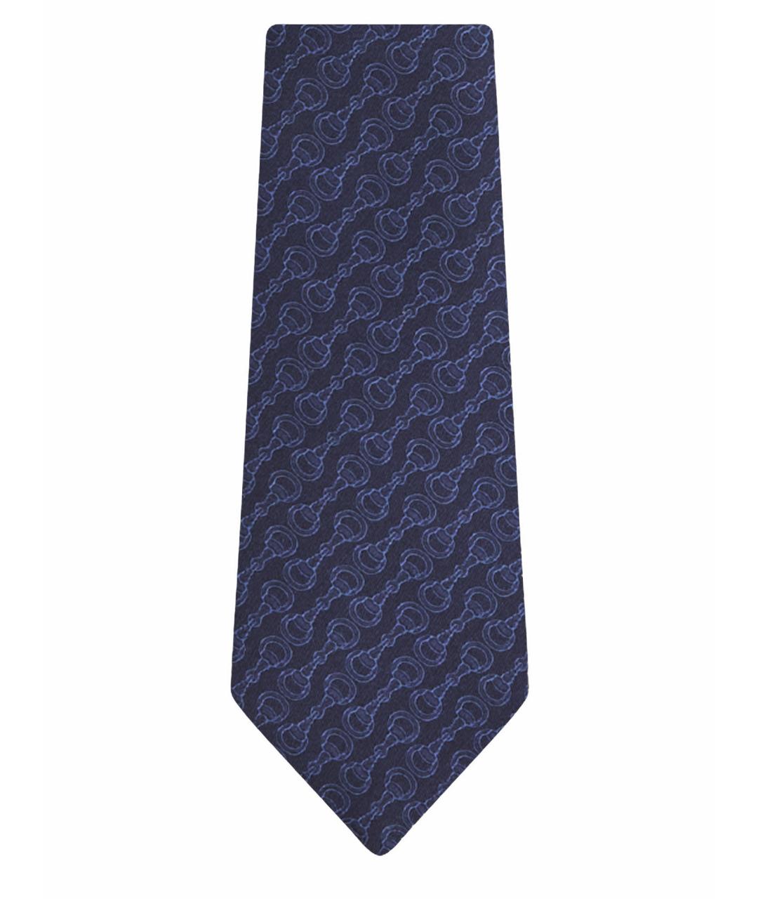 GUCCI Синий шелковый галстук, фото 1
