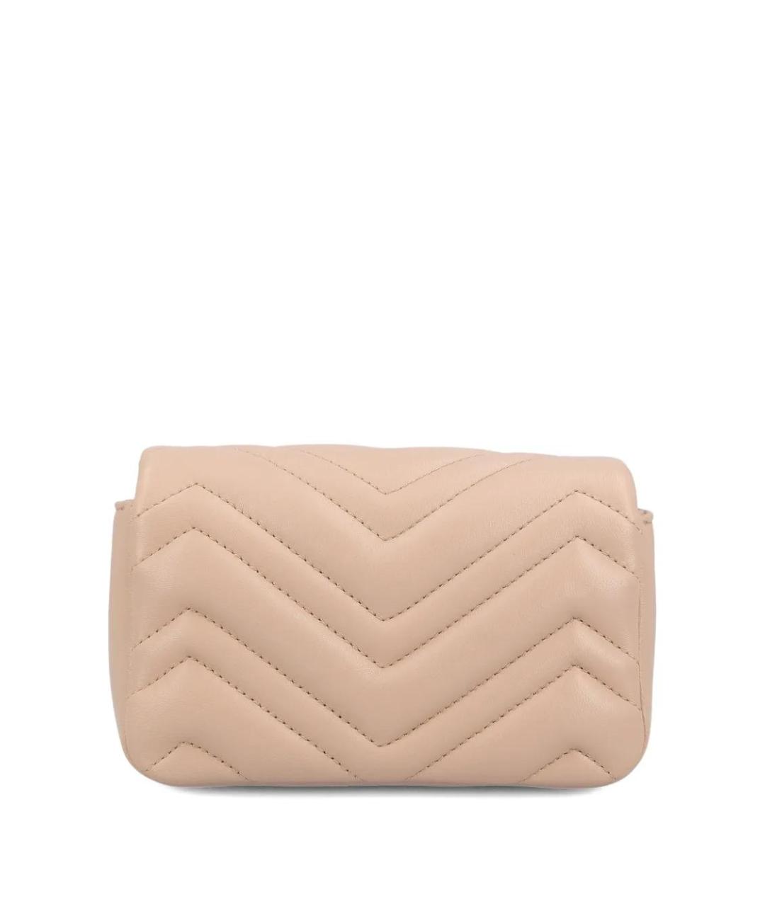 GUCCI Розовая кожаная сумка через плечо, фото 4