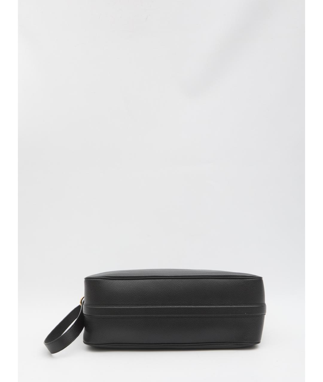 GUCCI Черная кожаная сумка через плечо, фото 6