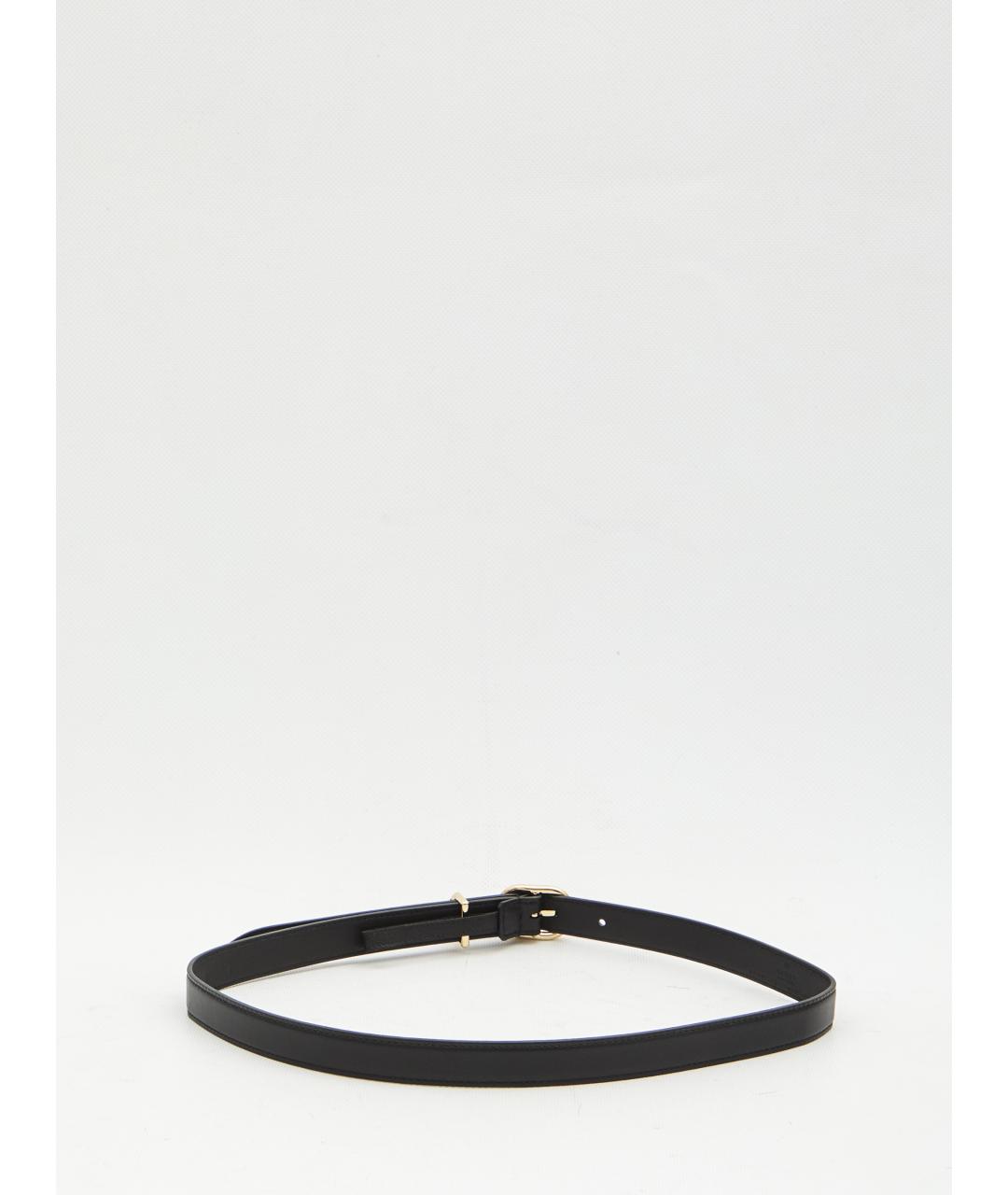 GUCCI Черный кожаный ремень, фото 2