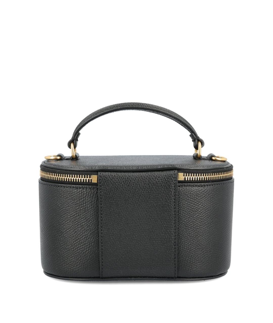 VALENTINO Черная кожаная сумка через плечо, фото 2