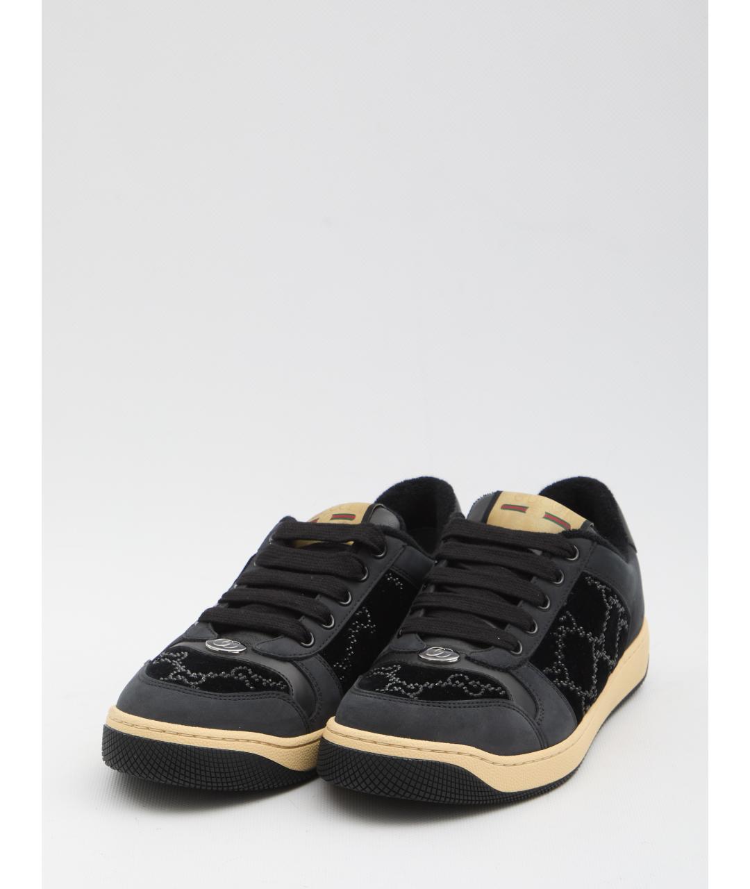 GUCCI Черные кеды, фото 5