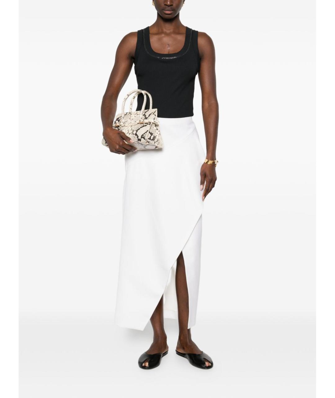 BRUNELLO CUCINELLI Черная хлопковая майка, фото 5