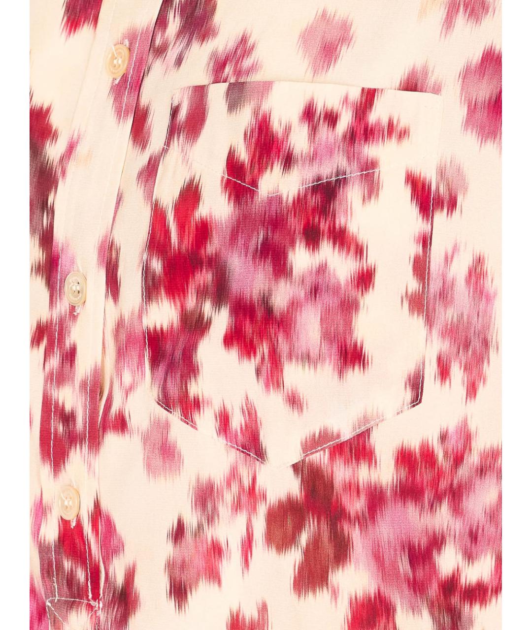 ISABEL MARANT Розовая шелковая рубашка, фото 2