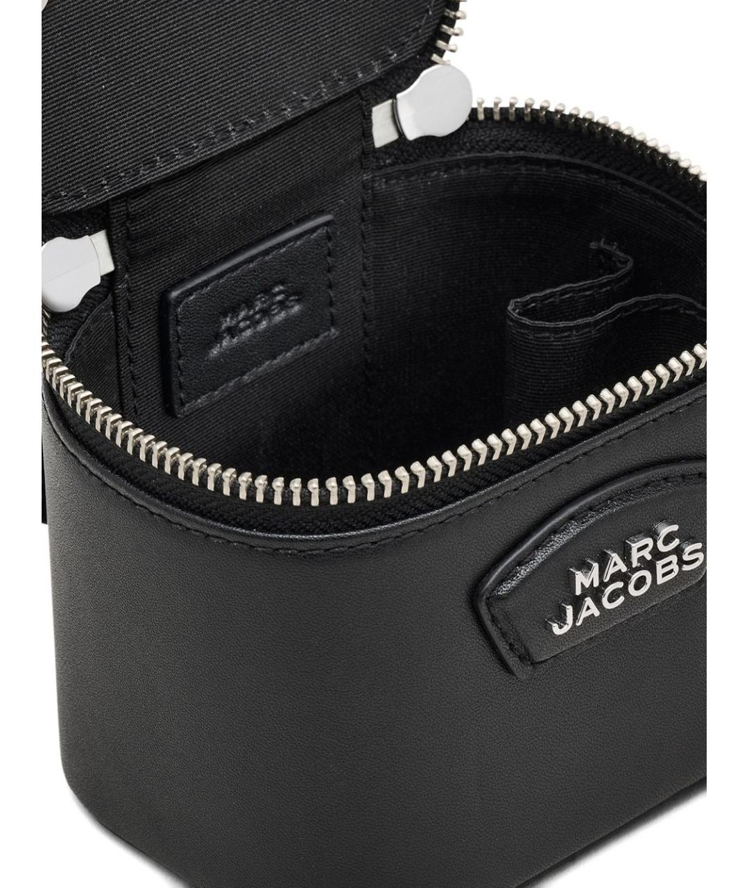 MARC JACOBS Черная кожаная сумка через плечо, фото 2