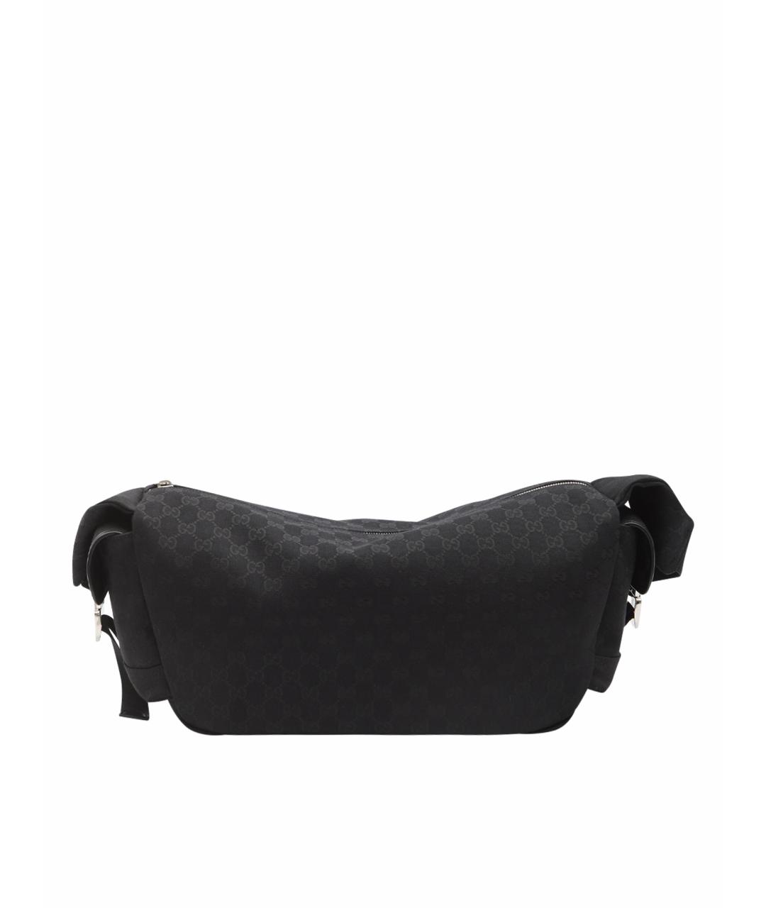 GUCCI Черная тканевая сумка на плечо, фото 1
