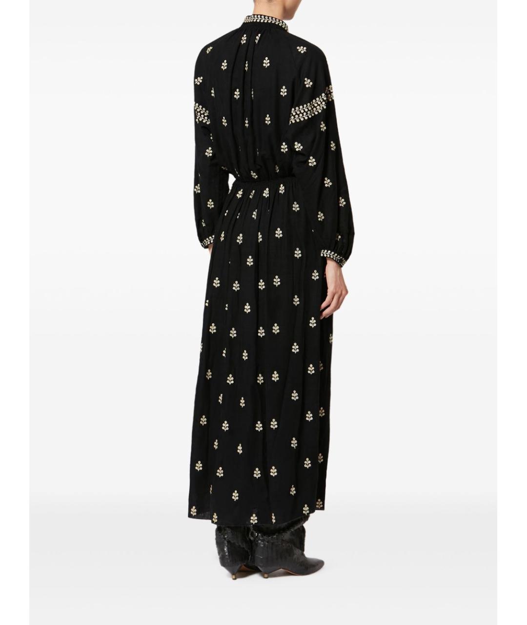 ISABEL MARANT Черное шелковое повседневное платье, фото 4