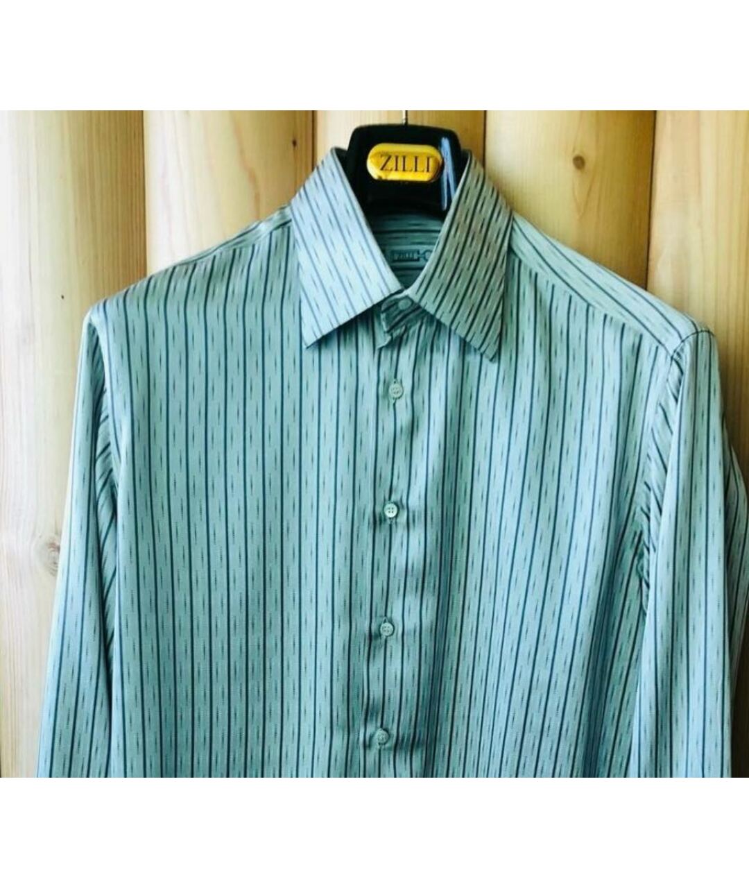 ZILLI Мульти шелковая классическая рубашка, фото 4