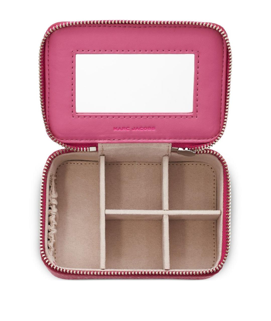 MARC JACOBS Фуксия кожаный чемодан, фото 5