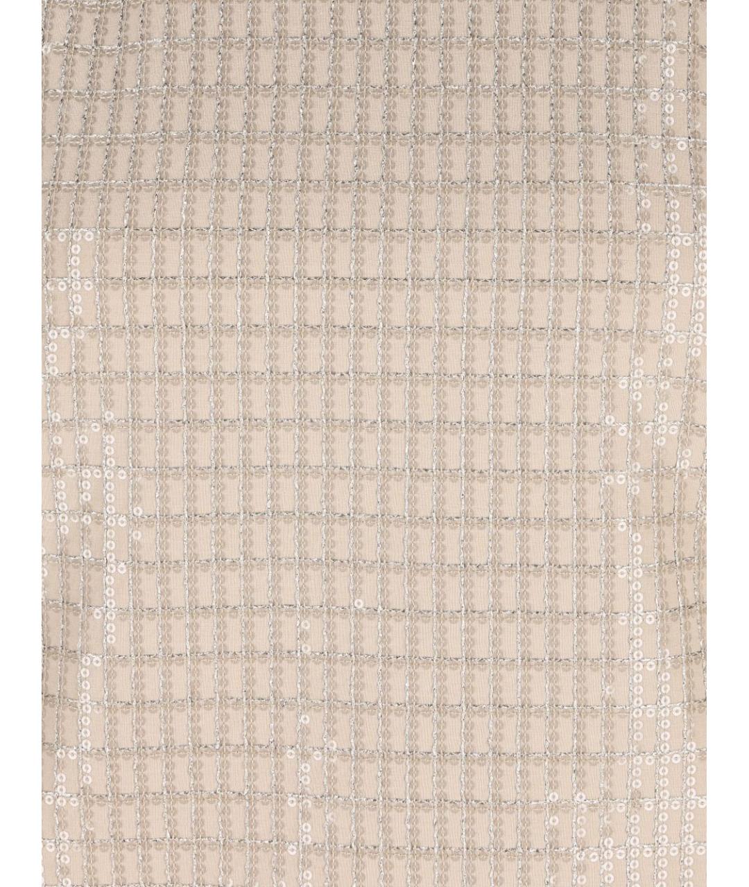 BRUNELLO CUCINELLI Бежевая хлопковая майка, фото 4