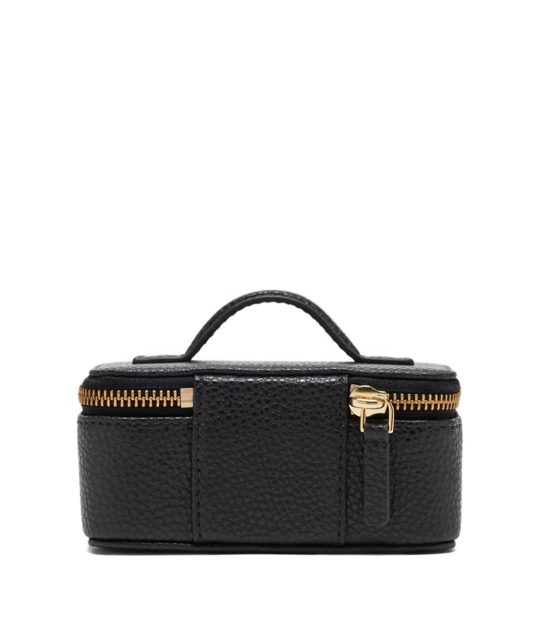 MARC JACOBS Черный кожаный чемодан, фото 4