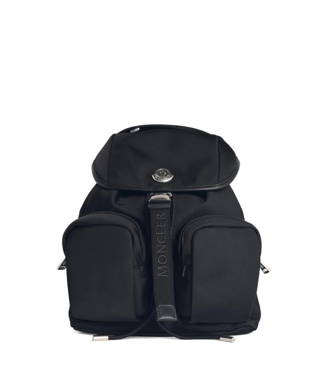 MONCLER Черный тканевый рюкзак, фото 1