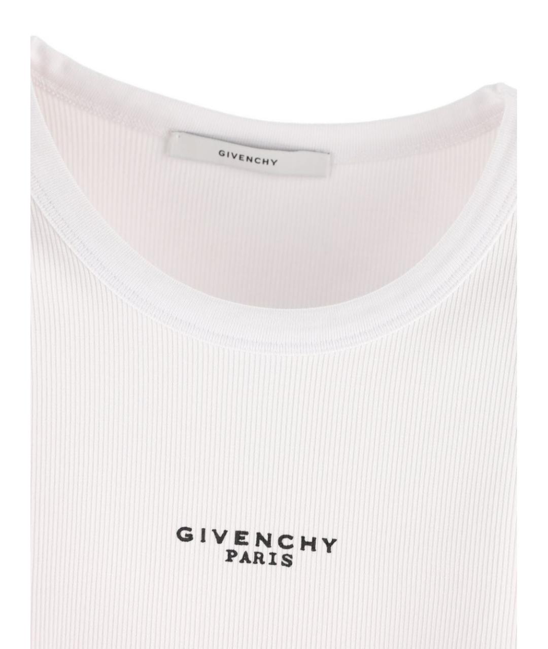 GIVENCHY Белая хлопковая майка, фото 2