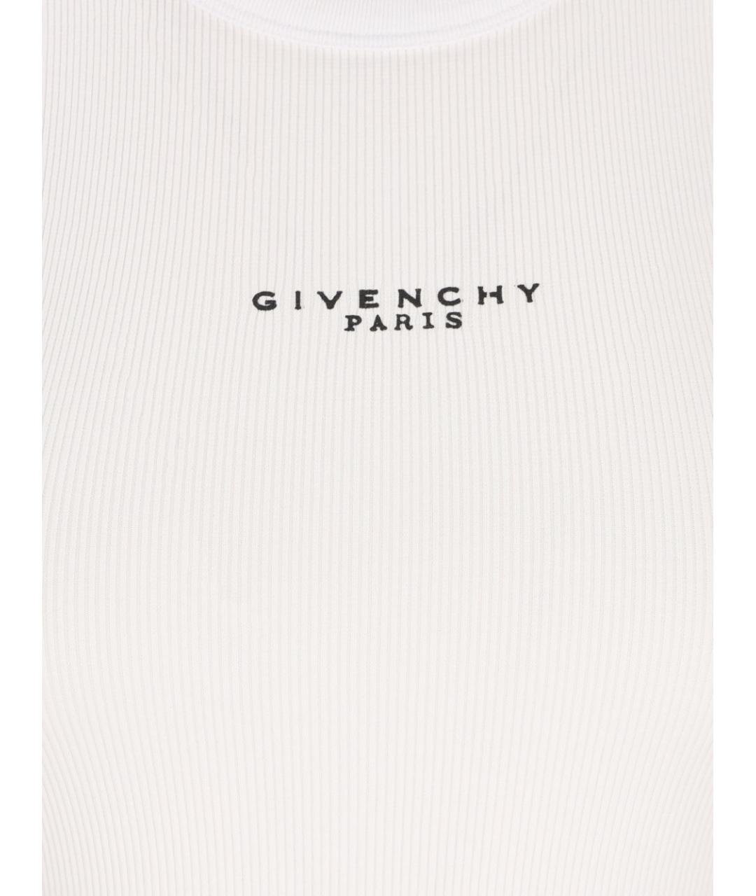 GIVENCHY Белая хлопковая майка, фото 4
