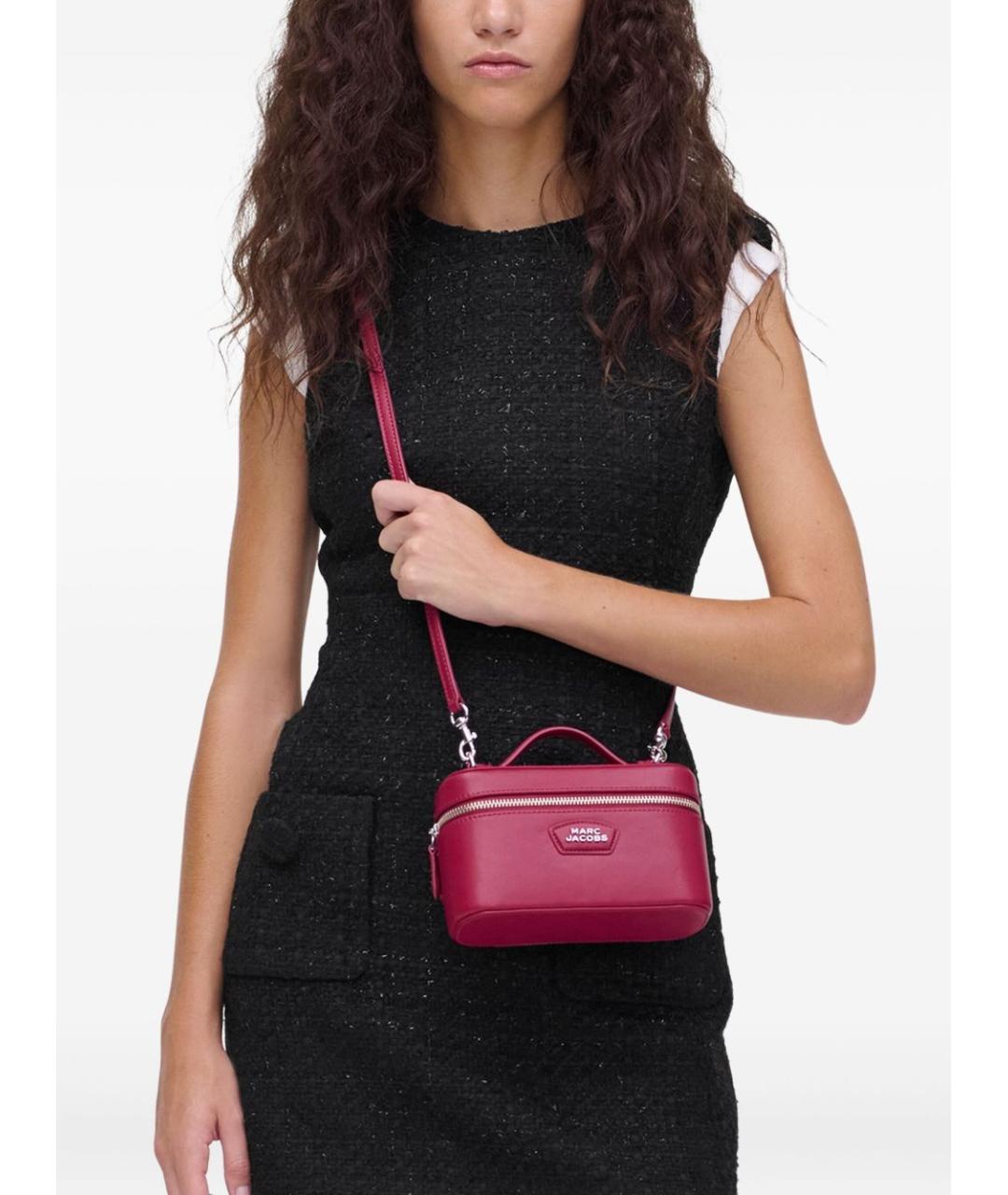 MARC JACOBS Фуксия кожаная сумка через плечо, фото 5