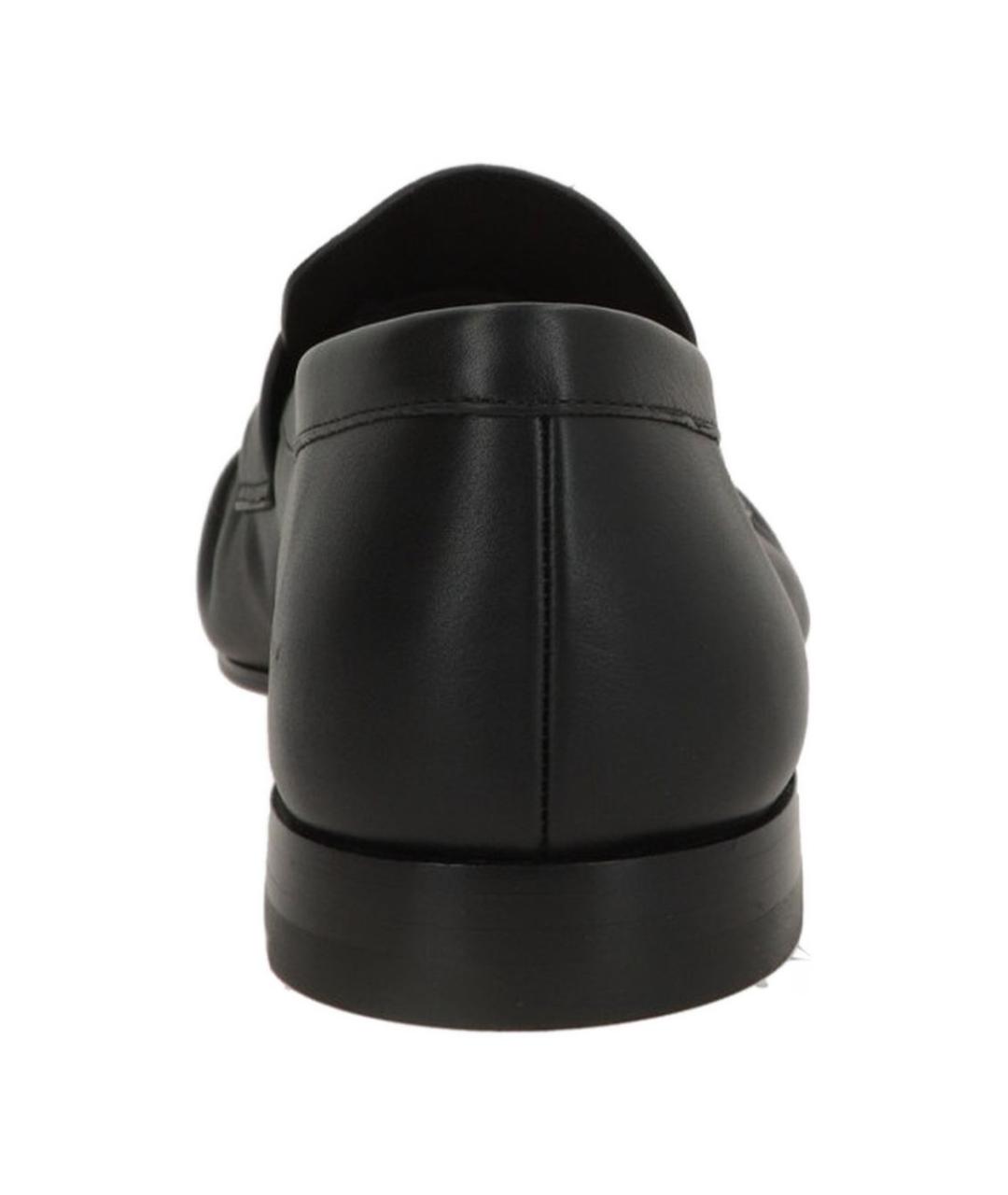 CHRISTIAN LOUBOUTIN Черные кожаные лоферы, фото 3