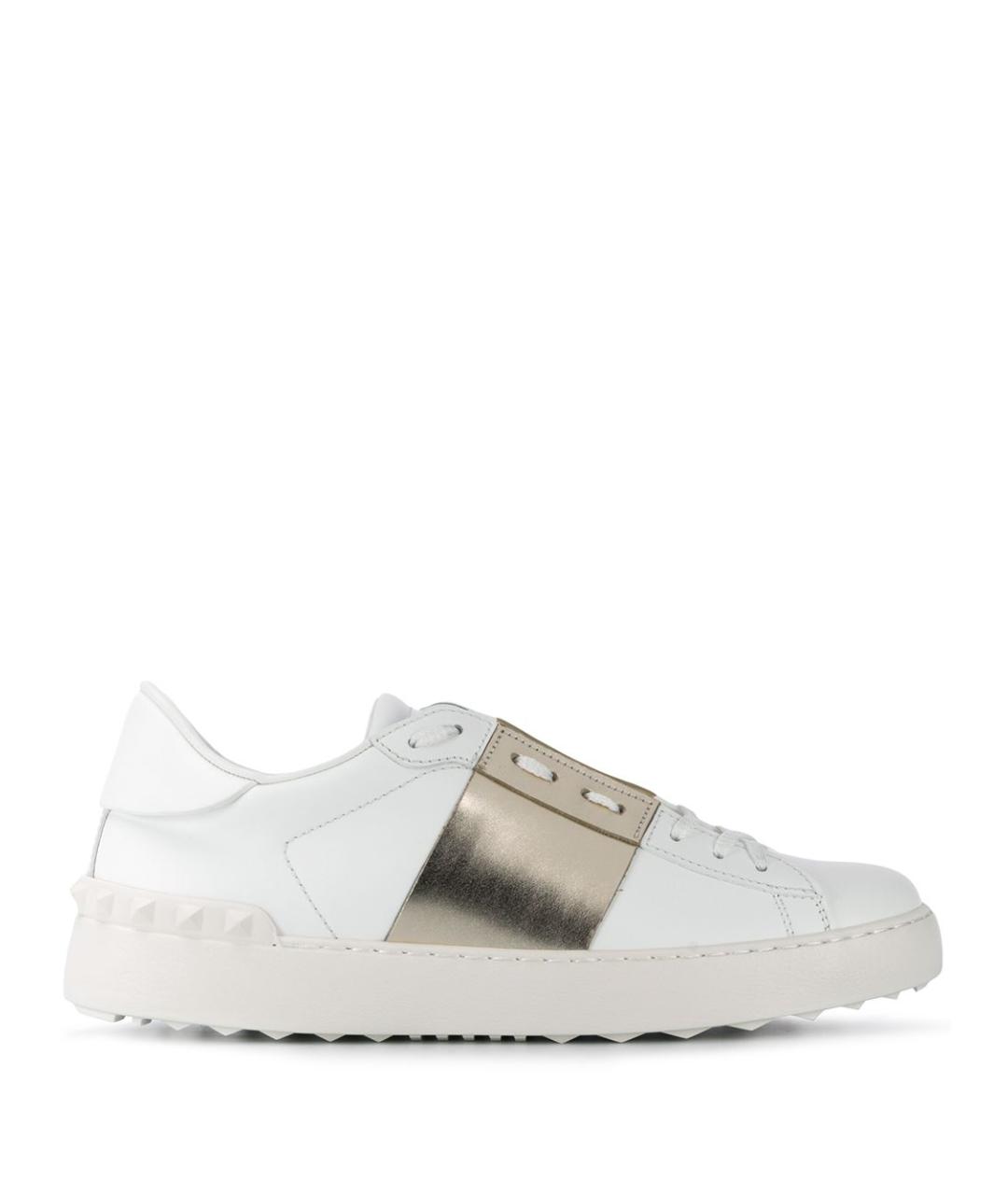 VALENTINO Белые кожаные кроссовки, фото 1