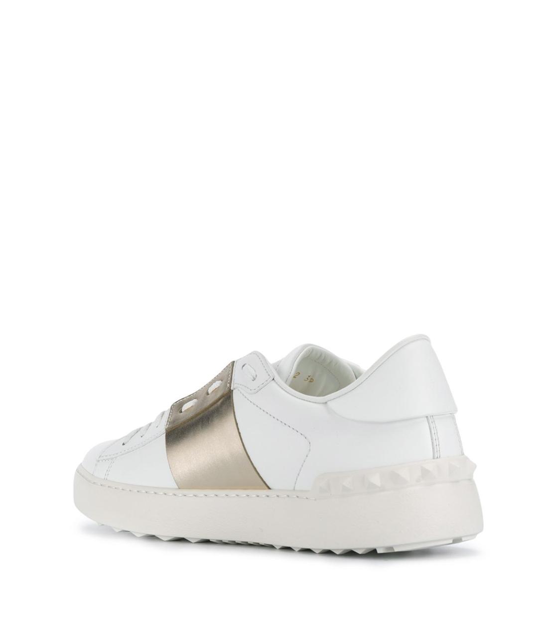 VALENTINO Белые кожаные кроссовки, фото 3