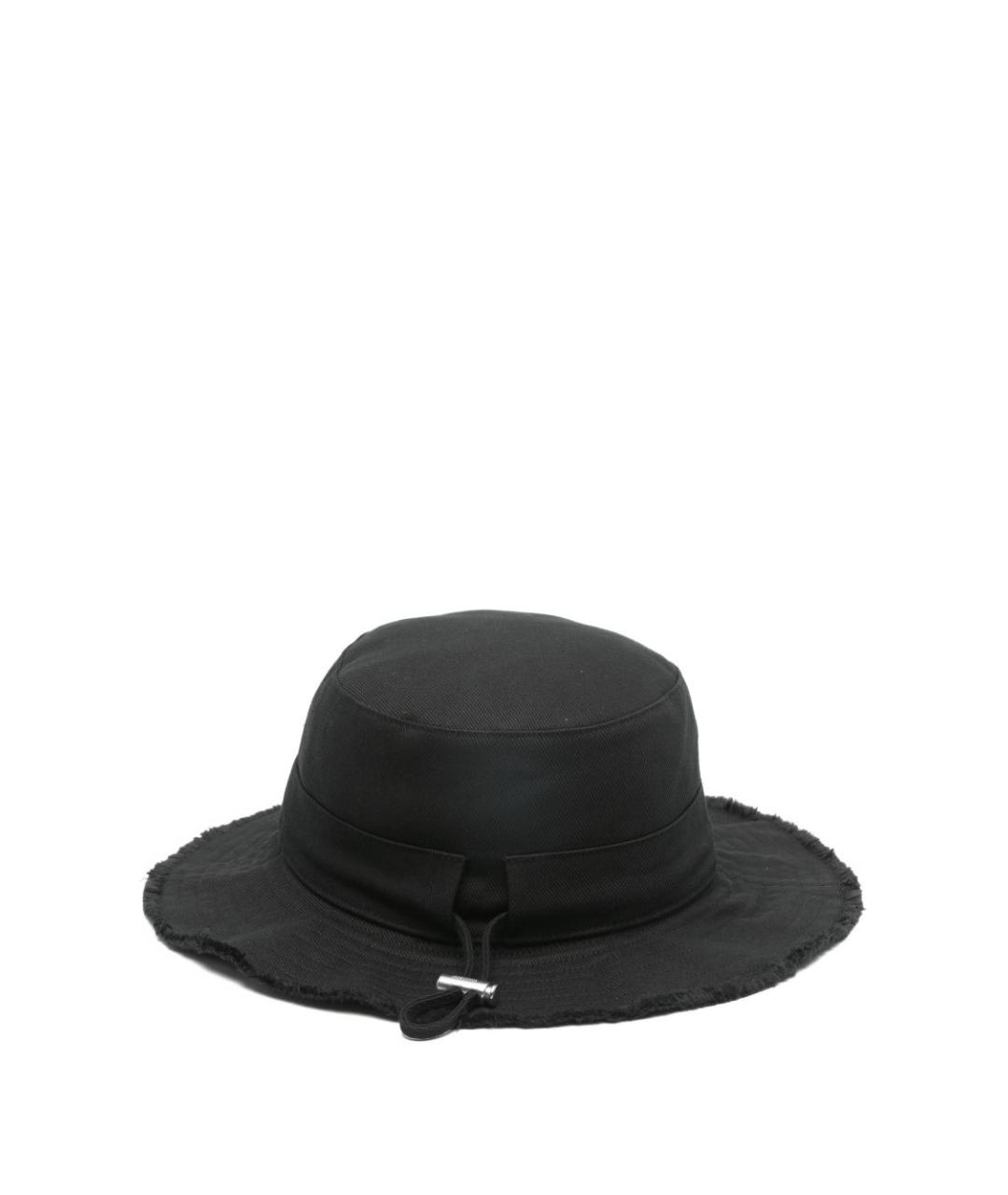 JACQUEMUS Черная синтетическая панама, фото 3