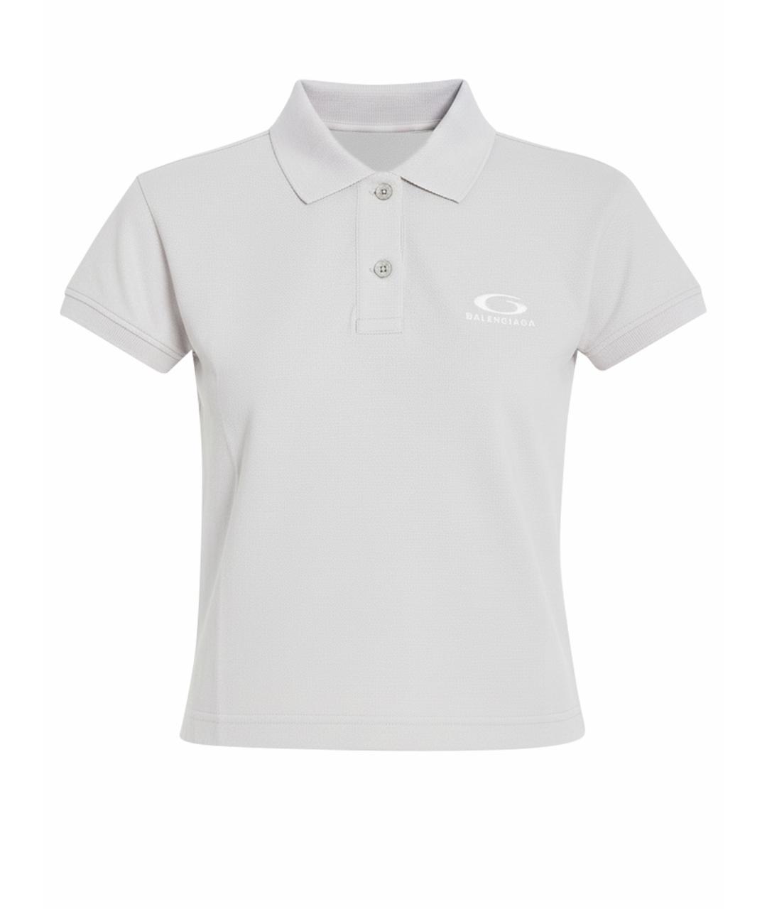 BALENCIAGA Белая хлопковая футболка, фото 1