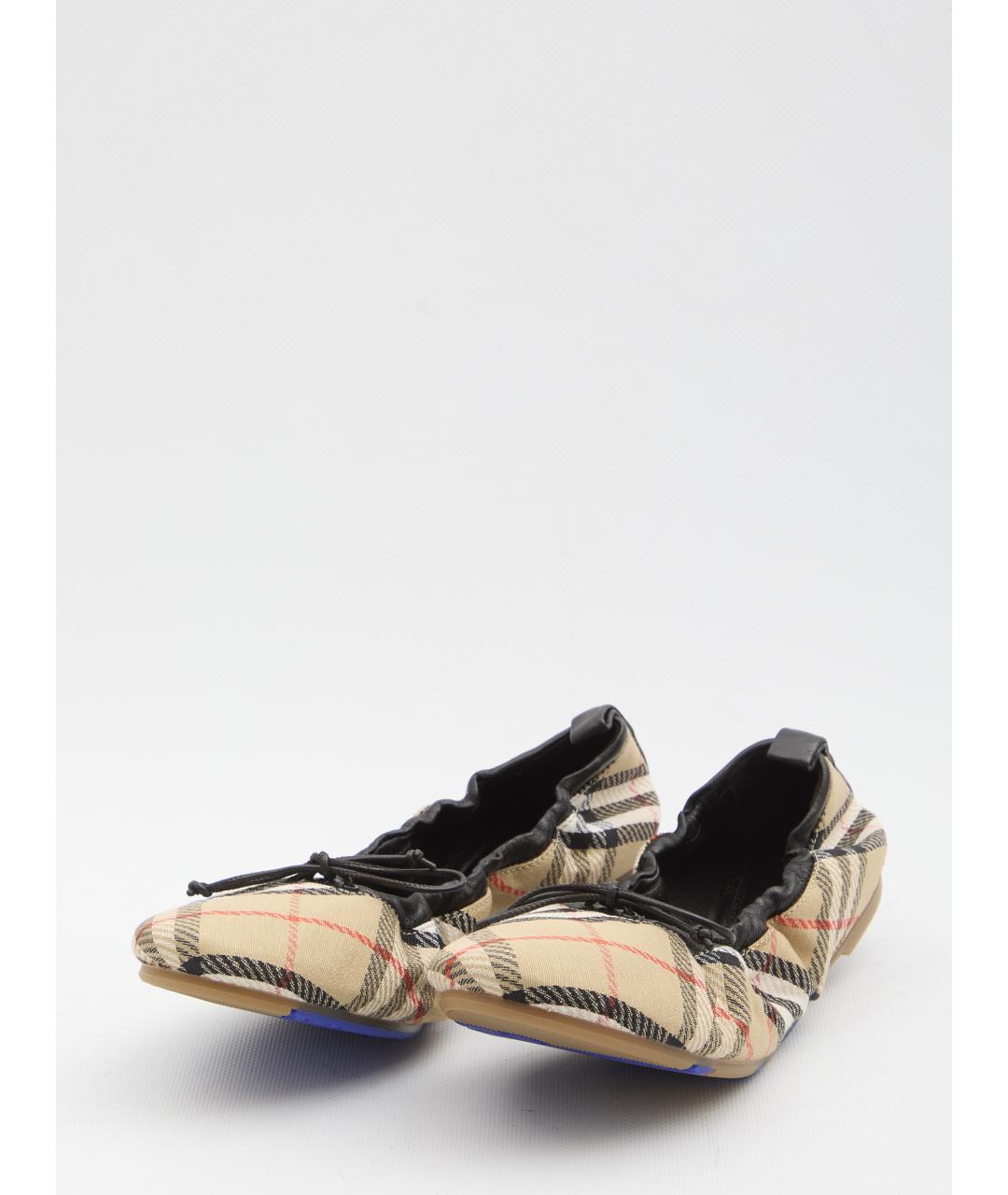 BURBERRY Мульти текстильные балетки, фото 2