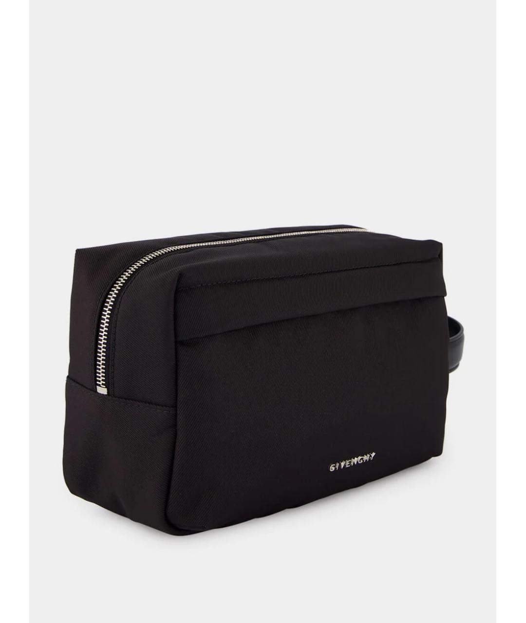 GIVENCHY Черная тканевая барсетка, фото 3