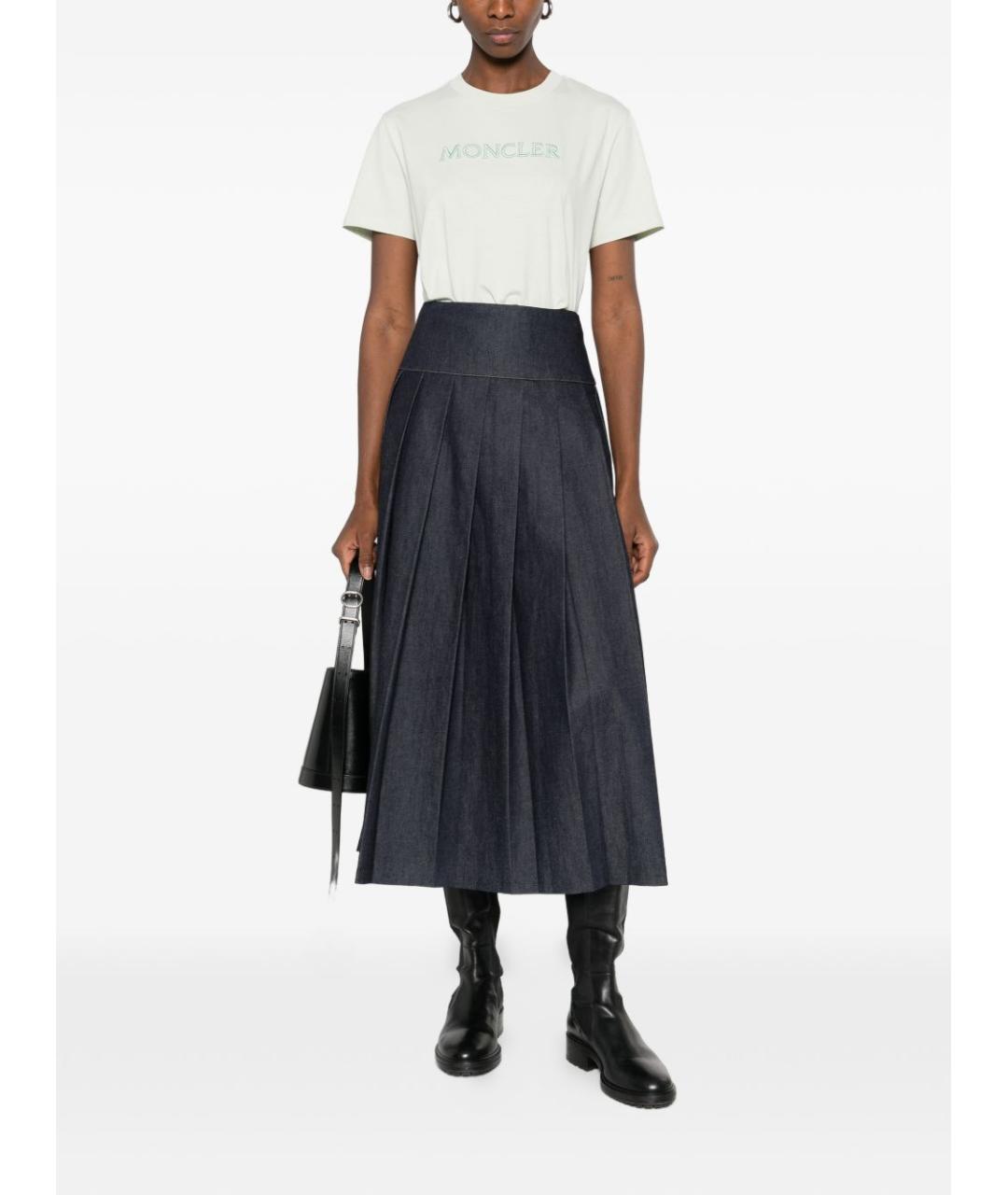 MONCLER Белая хлопковая футболка, фото 2