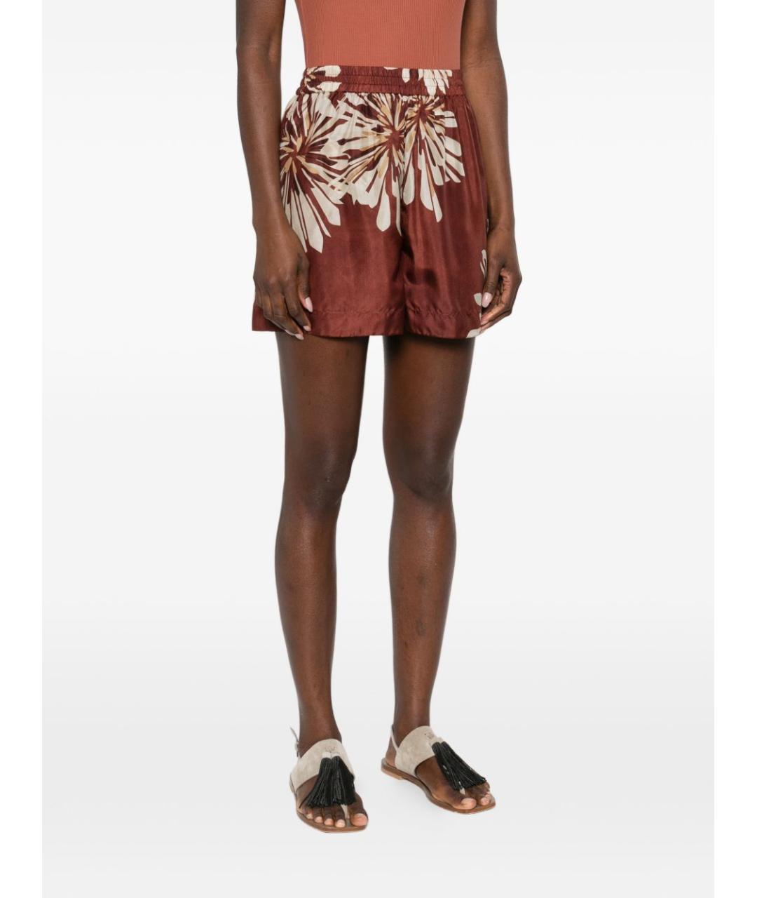 BRUNELLO CUCINELLI Мульти шелковые шорты, фото 3