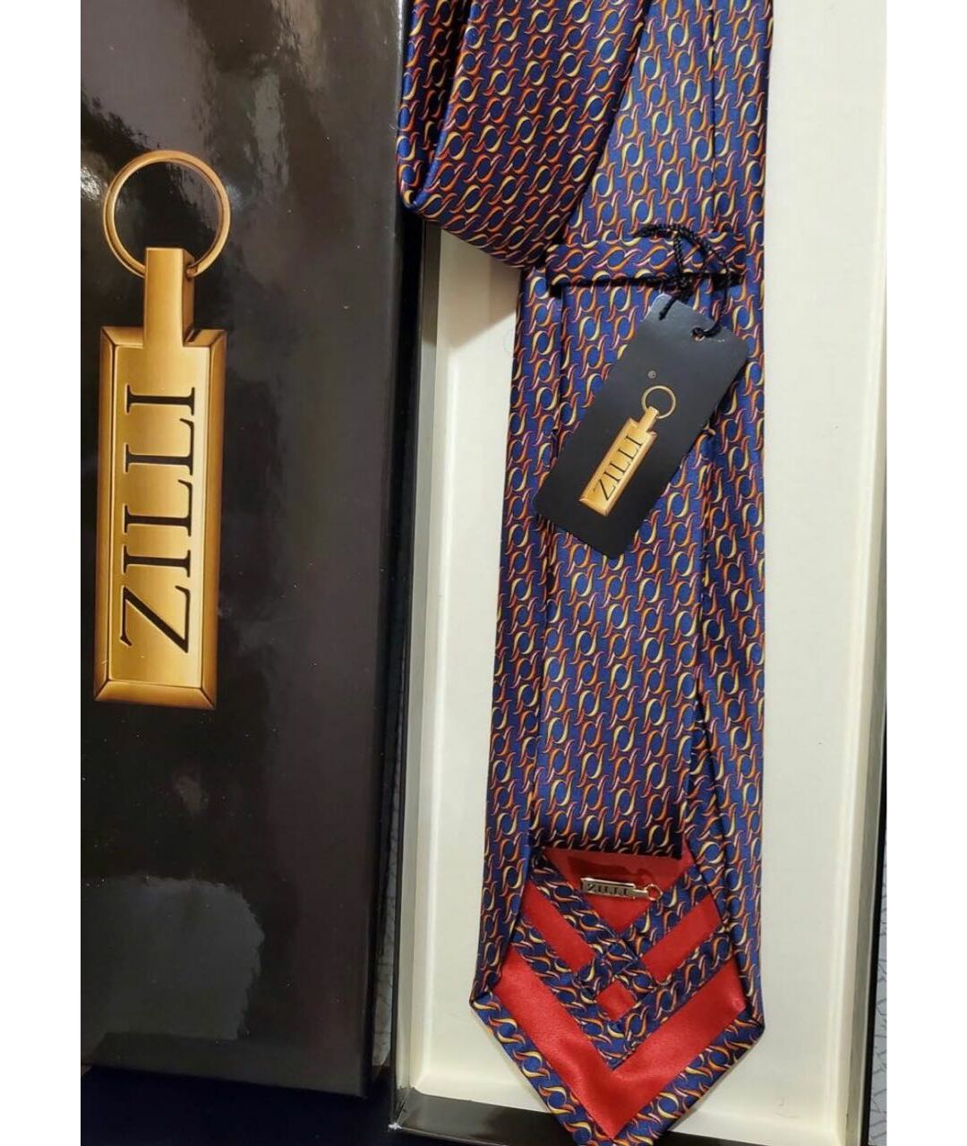 ZILLI Мульти шелковый галстук, фото 3