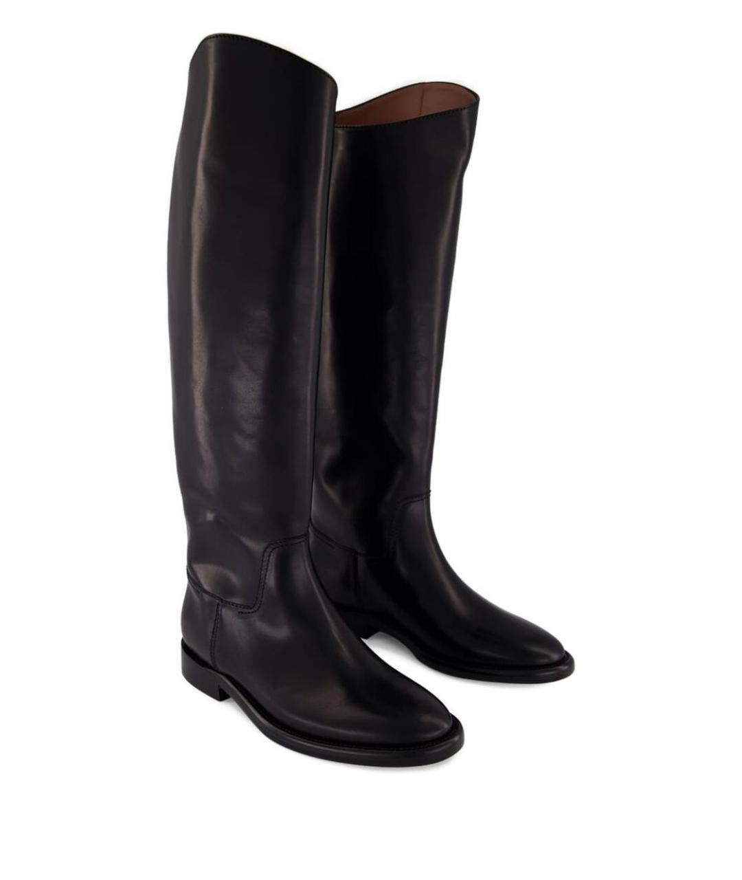 PARIS TEXAS Черные кожаные сапоги, фото 3