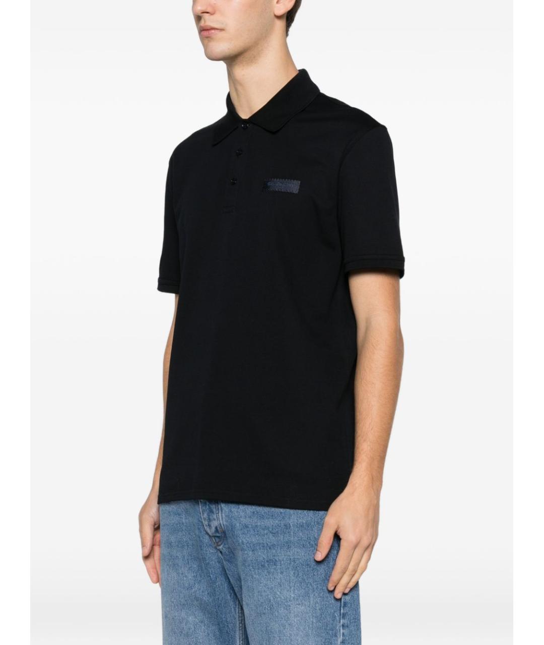 GIVENCHY Синее хлопковое поло с коротким рукавом, фото 2