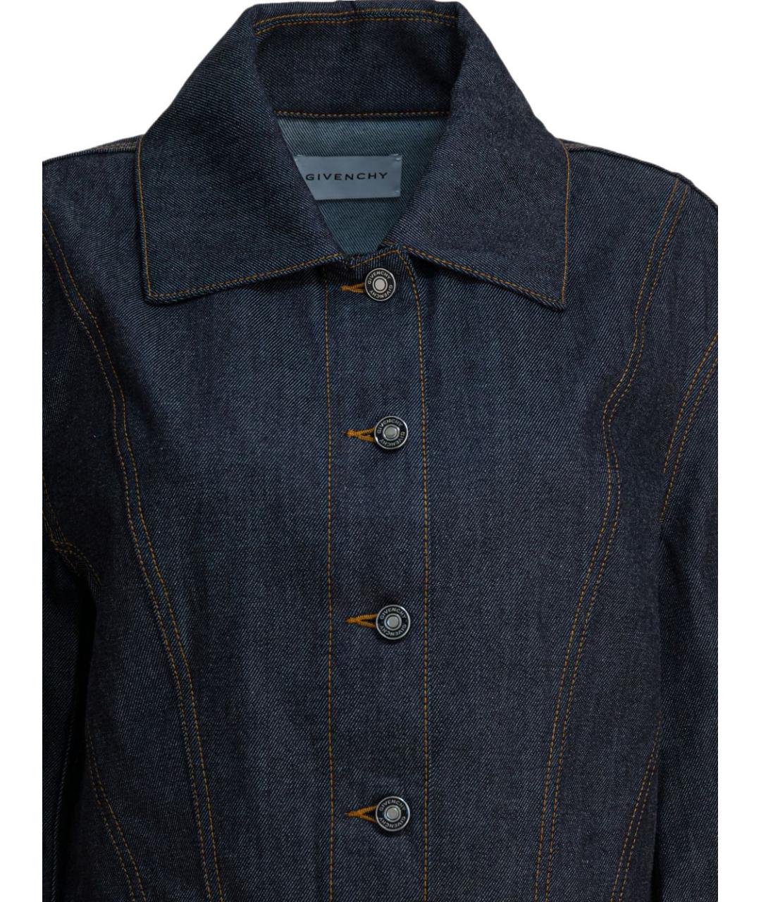 GIVENCHY Синяя хлопковая куртка, фото 2