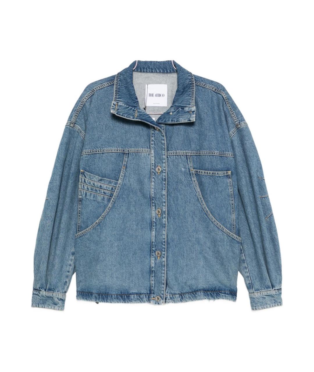 THE ATTICO Синяя деним куртка, фото 1