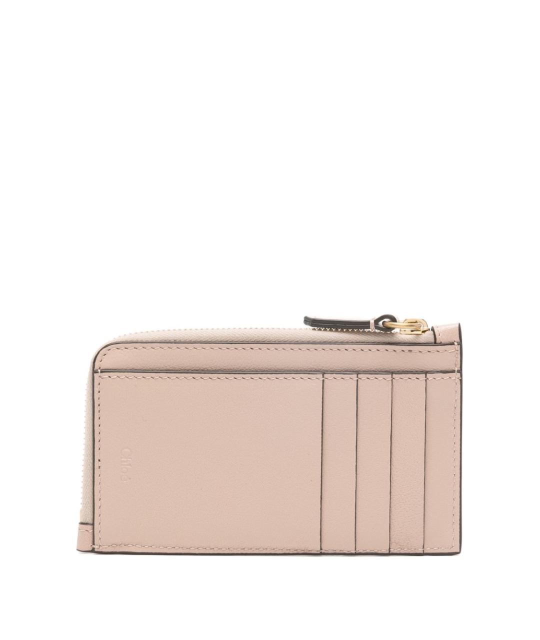 CHLOE Розовый кожаный кошелек, фото 2
