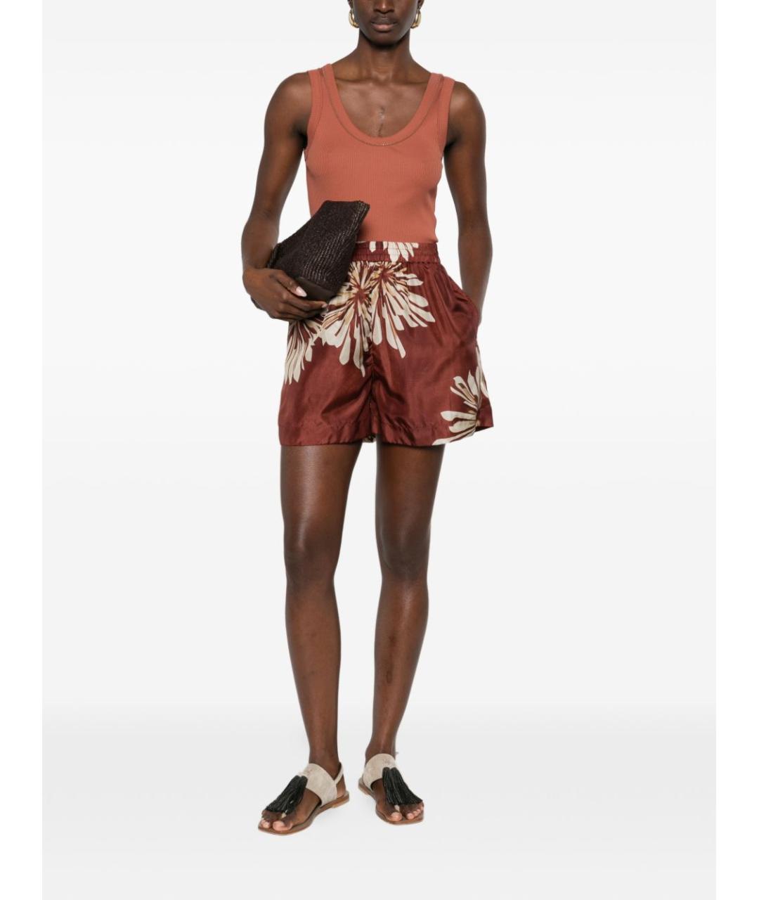 BRUNELLO CUCINELLI Оранжевая хлопковая майка, фото 2