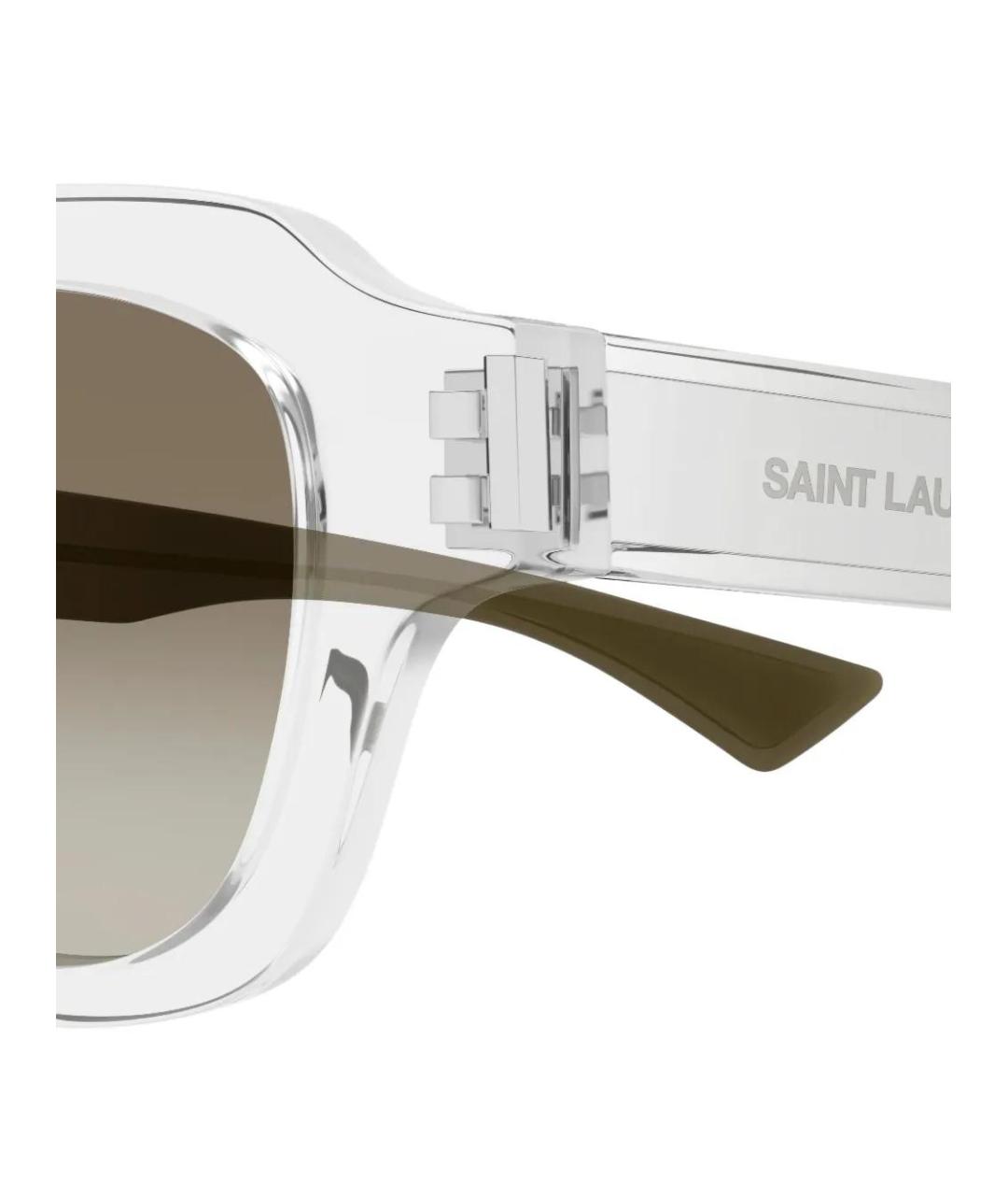 SAINT LAURENT Мульти пластиковые солнцезащитные очки, фото 3