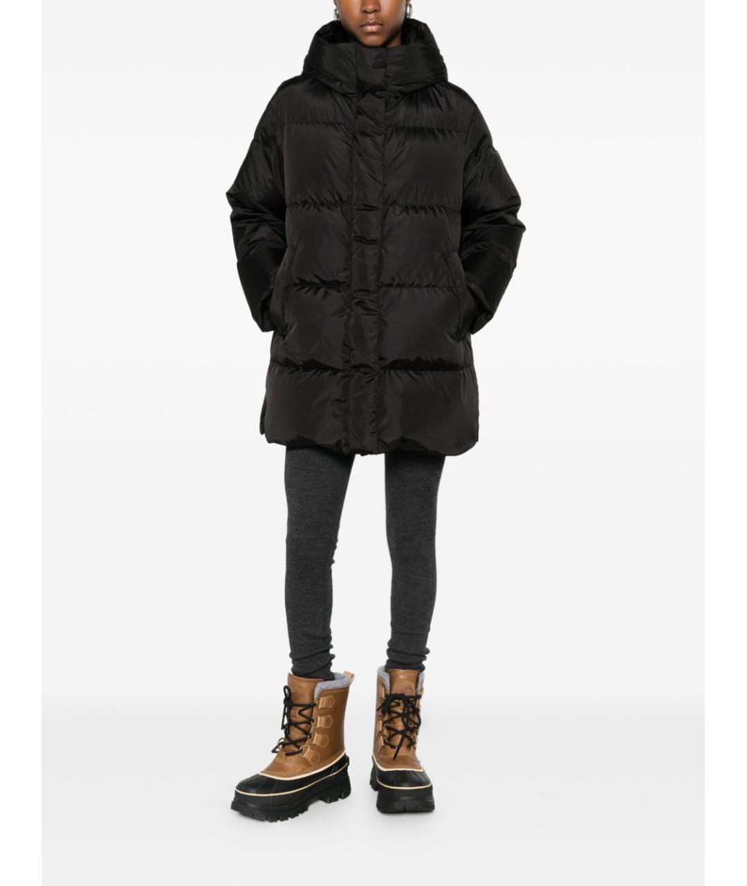 LEMPELIUS Черный полиамидовый пуховик, фото 2