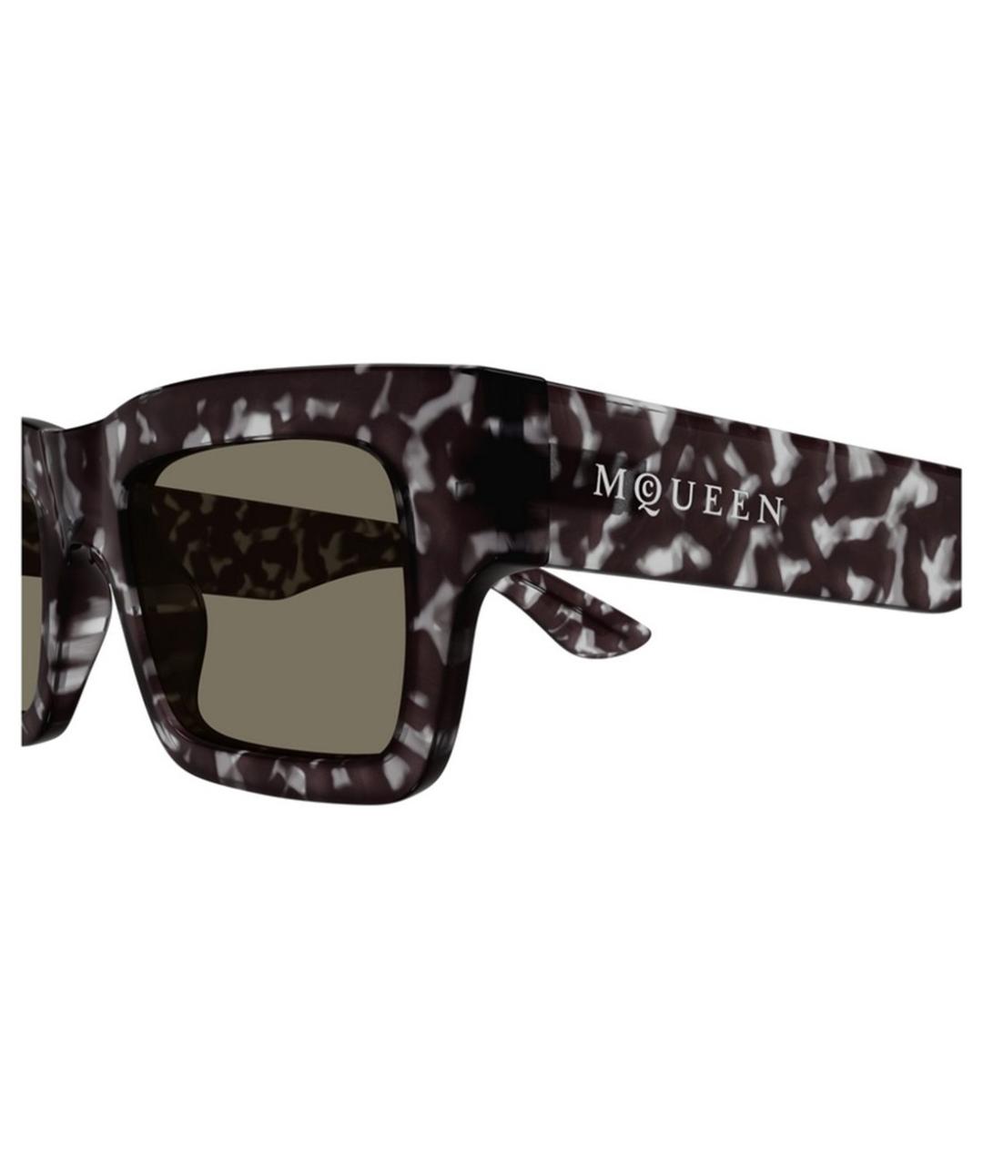 ALEXANDER MCQUEEN Мульти пластиковые солнцезащитные очки, фото 3