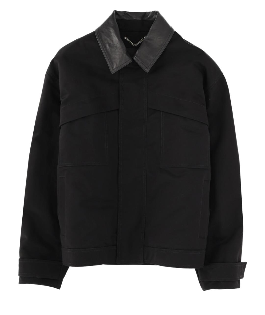 GOLDEN GOOSE DELUXE BRAND Черная кожаная куртка, фото 1