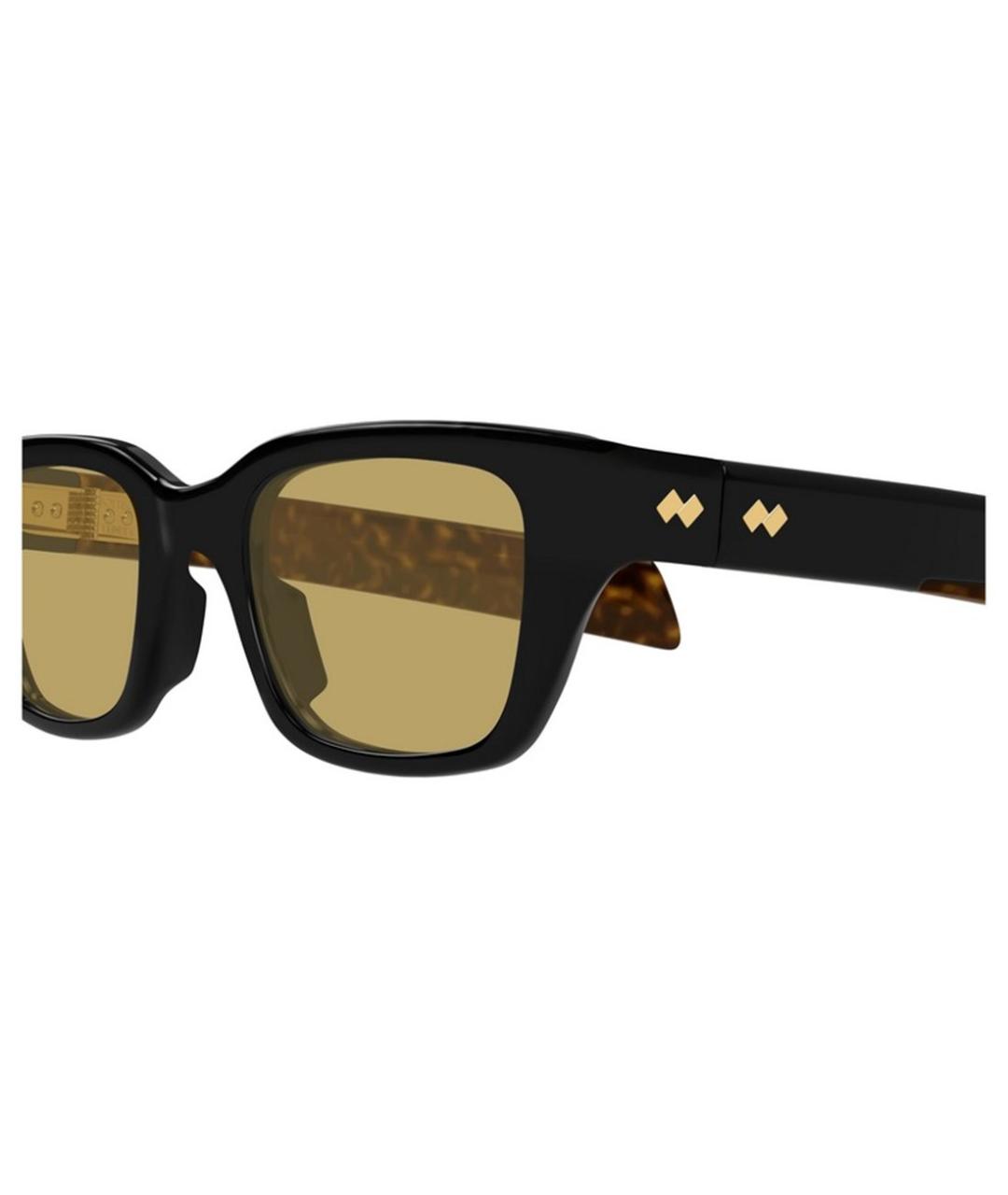 BOTTEGA VENETA Черные пластиковые солнцезащитные очки, фото 3